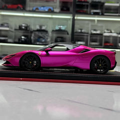 [MR Collection] 1:18 Ferrari 2019 SF90 Stradale Purple Model Car Resin