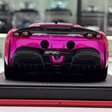 [MR Collection] 1:18 Ferrari 2019 SF90 Stradale Purple Model Car Resin