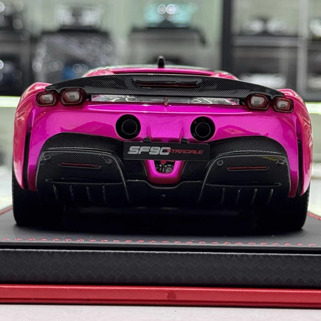 [MR Collection] 1:18 Ferrari 2019 SF90 Stradale paars modelauto Hars