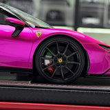 [MR Collection] 1:18 Ferrari 2019 SF90 Stradale Purple Model Car Resin