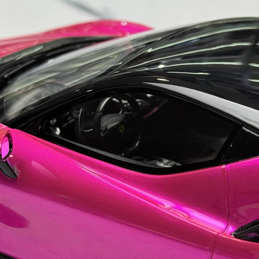 [MR Collection] 1:18 Ferrari 2019 SF90 Stradale Purple Model Car Resin