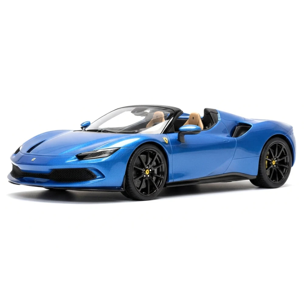 [MR Collection] 1:18 Ferrari 2023 296 GTS Blue Model Car Resin