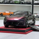 [MR Collection] 1:18 Ferrari 2023 Purosangue Purple Gradient Model Car Resin