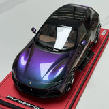 [MR Collection] 1:18 Ferrari 2023 Purosangue Purple Gradient Model Car Resin