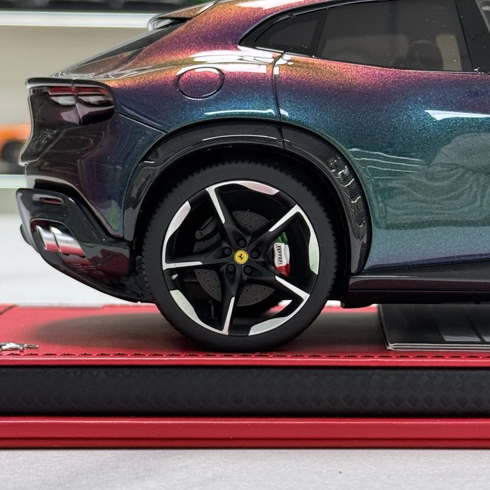[MR Collection] 1:18 Ferrari 2023 Purosangue Purple Gradient Model Car Resin