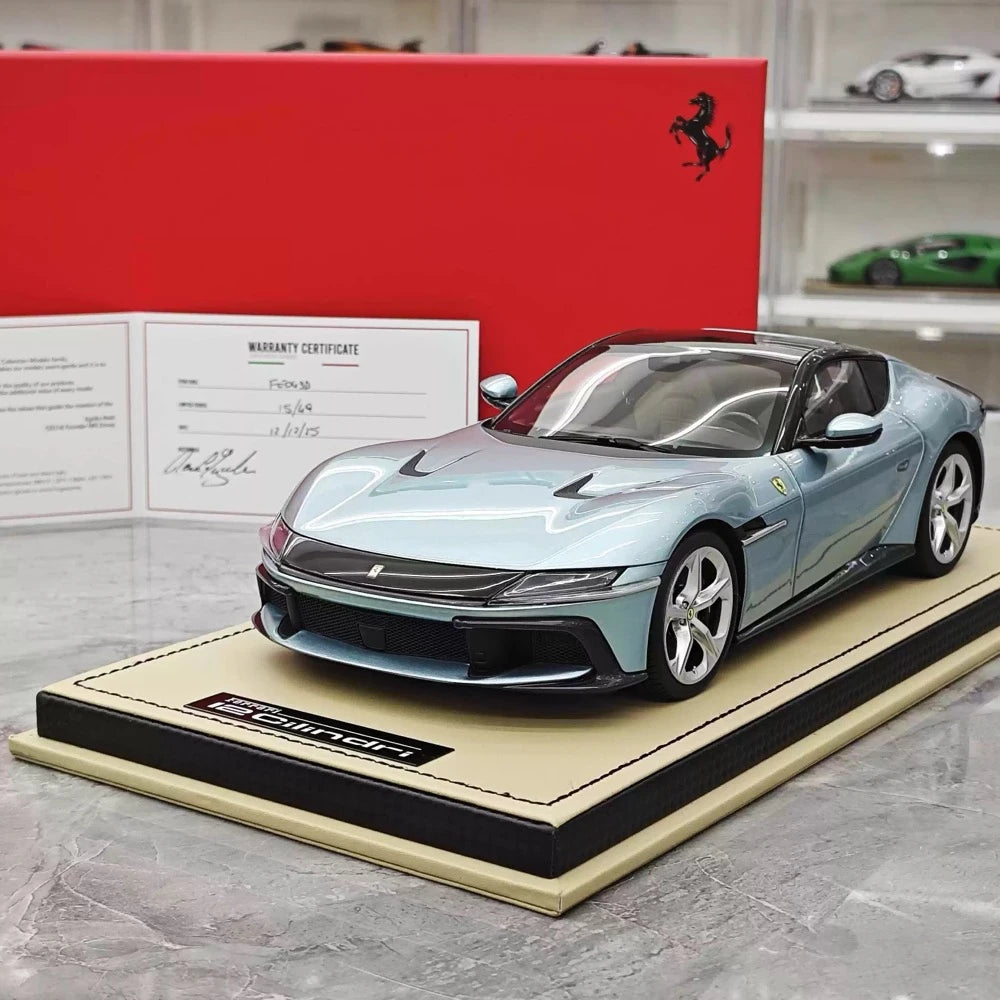 [MR Collection] 1:18 Ferrari 2024 12Cilindri Blue Model Car Resin