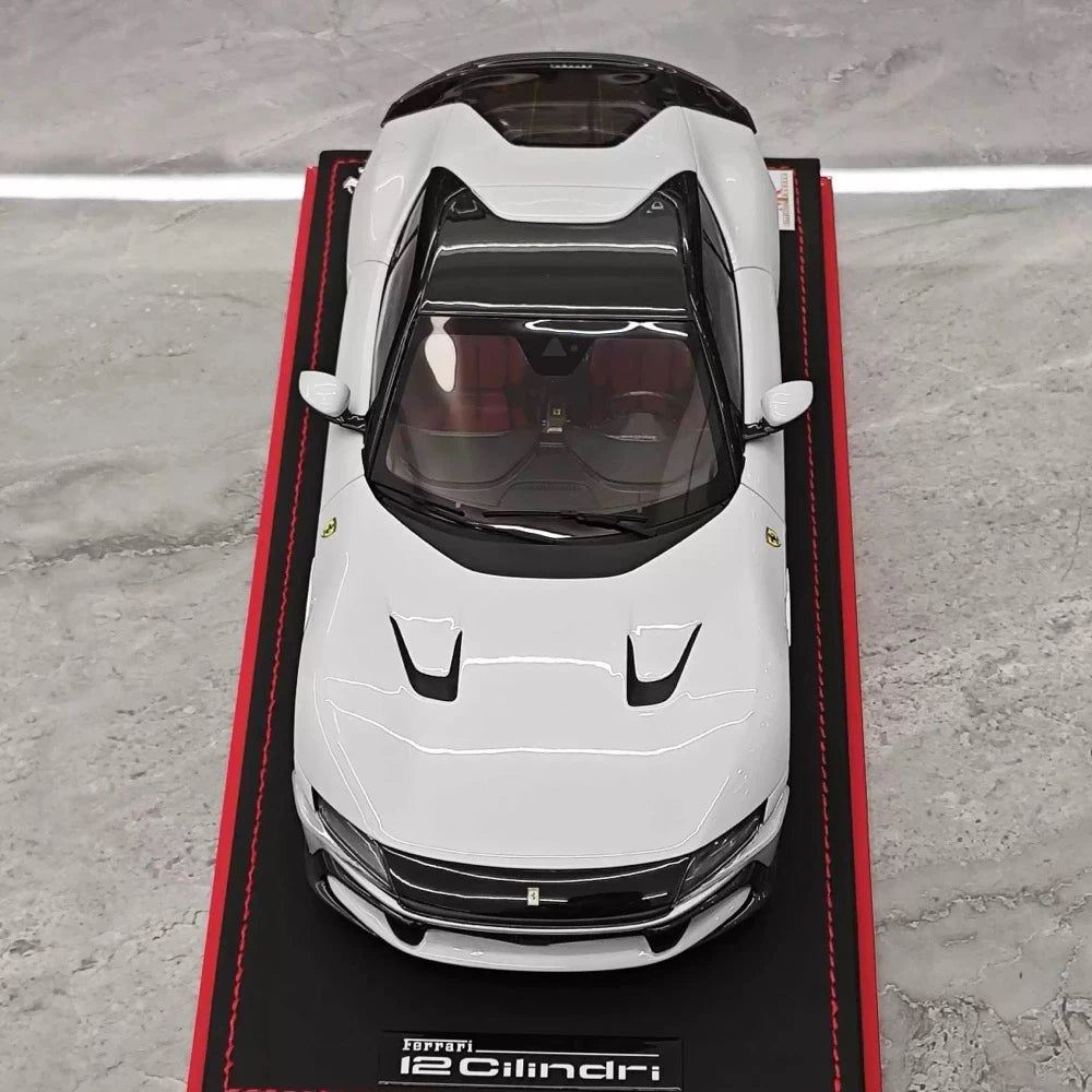 [MR Collection] 1:18 Ferrari 2024 12Cilindri White Model Car Resin
