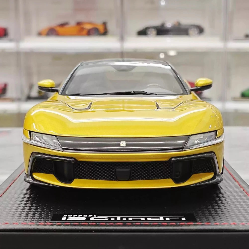 [MR collection] 1:18 Ferrari 2024 12Cilindri jaune voiture miniature Resin