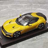 [MR Kollektion] 1:18 Ferrari 2024 12Cilindri gul modellbil harts