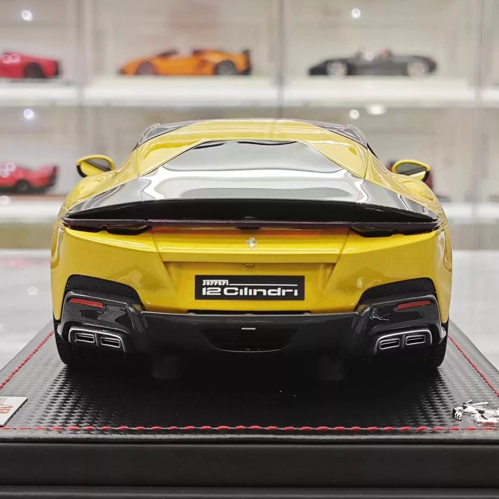 [MR collection] 1:18 Ferrari 2024 12Cilindri jaune voiture miniature Resin