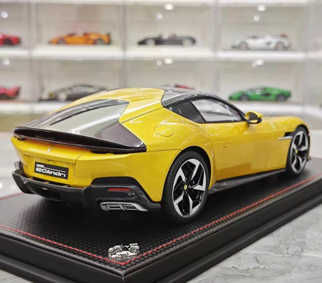 [MR Collection] 1:18 Ferrari 2024 12Cilindri geel modelauto Hars