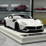 MW Modell Ferrari 2013 F12 Berlinetta Mansory Stallone White 1:18 – Sammelobjekt-Resin-Modellharz