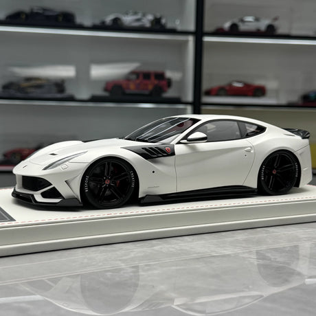 MW Model Ferrari 2013 F12 Berlinetta Mansory Stallone White 1:18 – Collectible Resin Model Resin