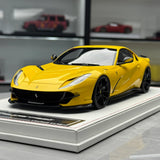 MW Modell Ferrari 2017 812 Superfast Novitec Yellow 1:18 – Sammelobjekt-Harz-Modellharz