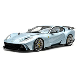MW Modell Ferrari 2019 812 Superfast Novitec N-Largo Ice Blue 1:18 – Sammelobjekt-Harz-Modellharz