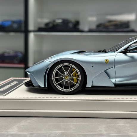 MW Model Ferrari 2019 812 Superfast Novitec N-Largo Ice Blue 1:18 – Collectible Resin Model Resin