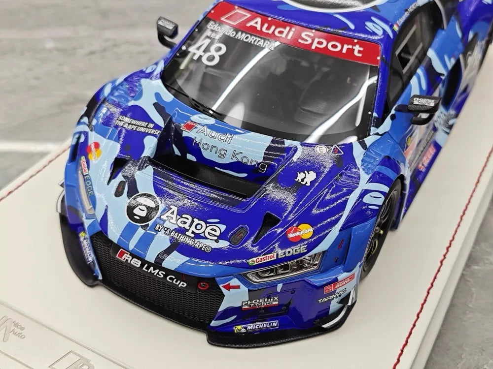 [NA] 1:18 Audi 2016 R8 LMS Cup Sepang #48 E.Mortara Resin Limited