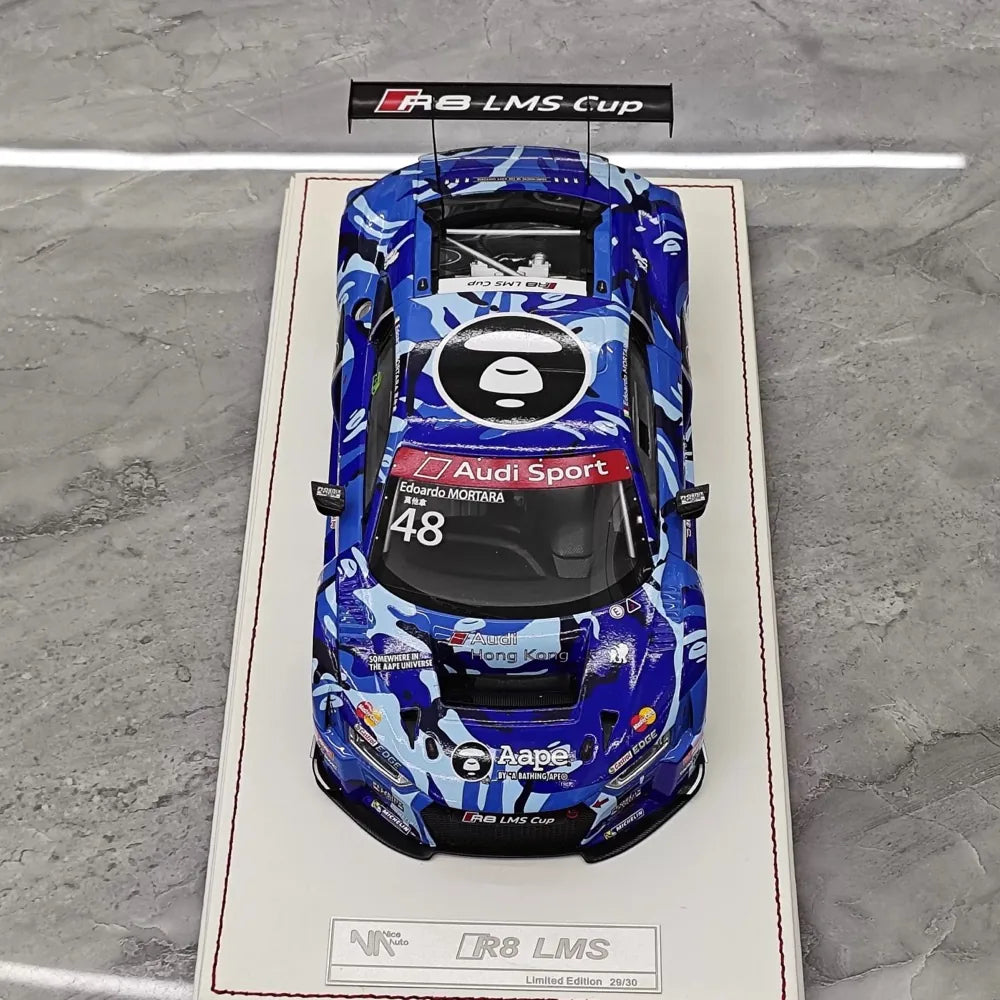 [NA] 1:18 Audi 2016 R8 LMS Cup Sepang #48 E.Mortara Resin Limited