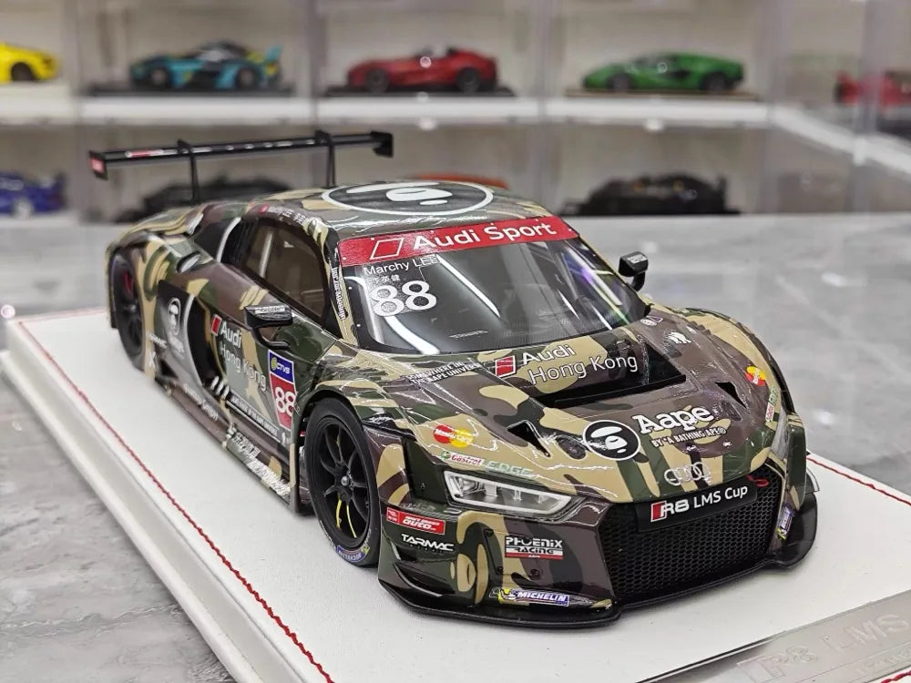 [NA] 1:18 Audi 2016 R8 LMS Cup Taiwan #88 M.Lee Resin Limited