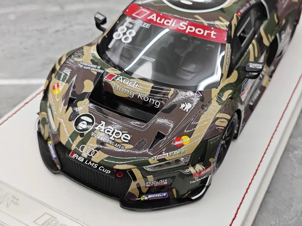 [NA] 1:18 Audi 2016 R8 LMS Cup Taiwan #88 M.Lee Resin Limited
