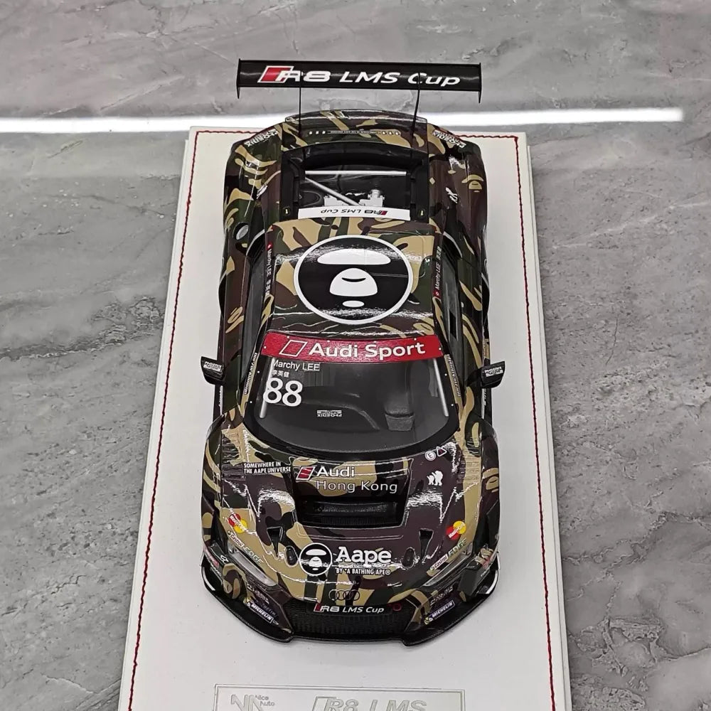 [NA] 1:18 Audi 2016 R8 LMS Cup Taiwan #88 M.Lee Resin Limited