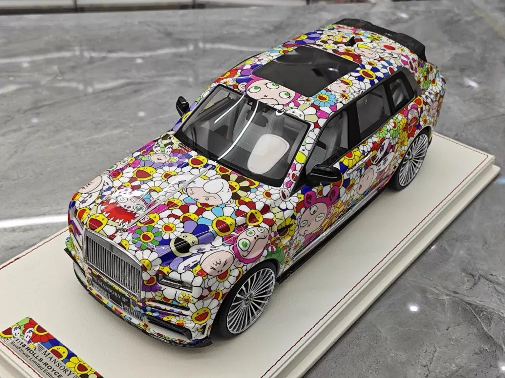 [NCM] 1:18 Rolls-Royce 2018 Cullinan Mansory Graffiti Model Car Resin