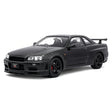 Nissan 1999 Skyline GT-R R34 zwart 1:24 – diecast displaymodel