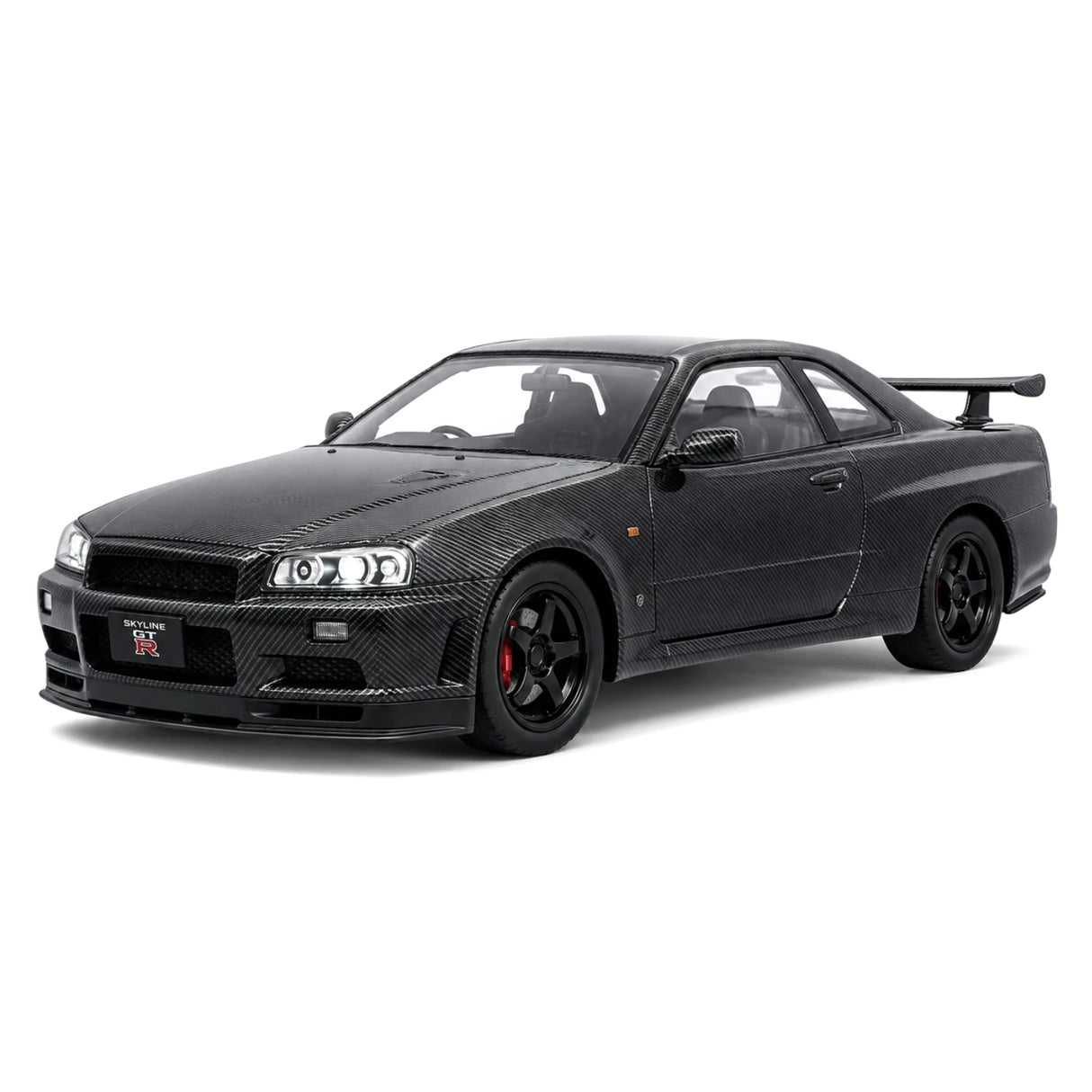 Nissan 1999 Skyline GT-R R34 zwart 1:24 – diecast displaymodel