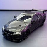 Nissan 1999 Skyline GT-R R34 zwart 1:24 – diecast displaymodel
