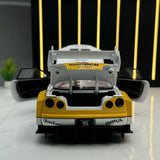 Nissan 1999 Skyline GT-R R34 LBWK wit #23 1:24 diecast displaymodel - aanzicht 9