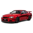 Nissan 1999 Skyline GT-R R34 Metallic rood 1:24 – diecast displaymodel
