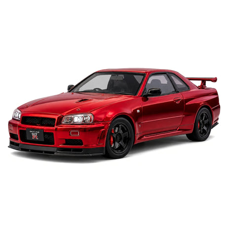 Nissan 1999 Skyline GT-R R34 Metallic rood 1:24 – diecast displaymodel