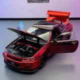 Nissan 1999 Skyline GT-R R34 Metallic rood 1:24 – diecast displaymodel