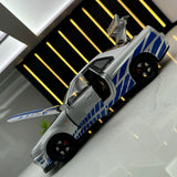 Nissan 1999 Skyline GT-R R34 zilver 1:24 – diecast displaymodel