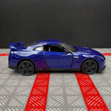 Nissan 2007 GT-R R35 블루 1:36 – 다이캐스트 디스플레이 모델 다이캐스트