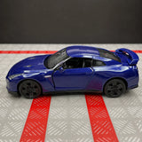 Nissan 2007 GT-R R35 블루 1:36 – 다이캐스트 디스플레이 모델 다이캐스트