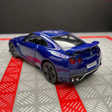 Nissan 2007 GT-R R35 블루 1:36 – 다이캐스트 디스플레이 모델 다이캐스트