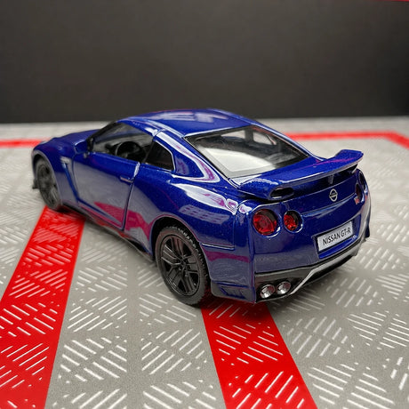 Nissan 2007 GT-R R35 بلو 1:36 – نموذج عرض مصبوب، مصبوب،