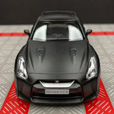 Nissan 2007 GT-R R35 무광 블랙 1:36 – 다이캐스트 디스플레이 모델 다이캐스트