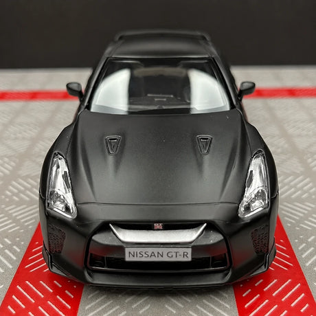 Nissan 2007 GT-R R35 الأسود غير اللامع 1:36 – نموذج عرض مصبوب، مصبوب،