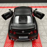 Nissan 2007 GT-R R35 무광 블랙 1:36 – 다이캐스트 디스플레이 모델 다이캐스트