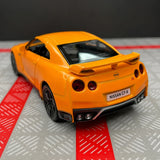 Nissan 2007 GT-R R35 오렌지 1:36 – 다이캐스트 디스플레이 모델 다이캐스트