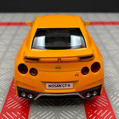 Nissan 2007 GT-R R35 أورانج 1:36 – نموذج عرض مصبوب، مصبوب،