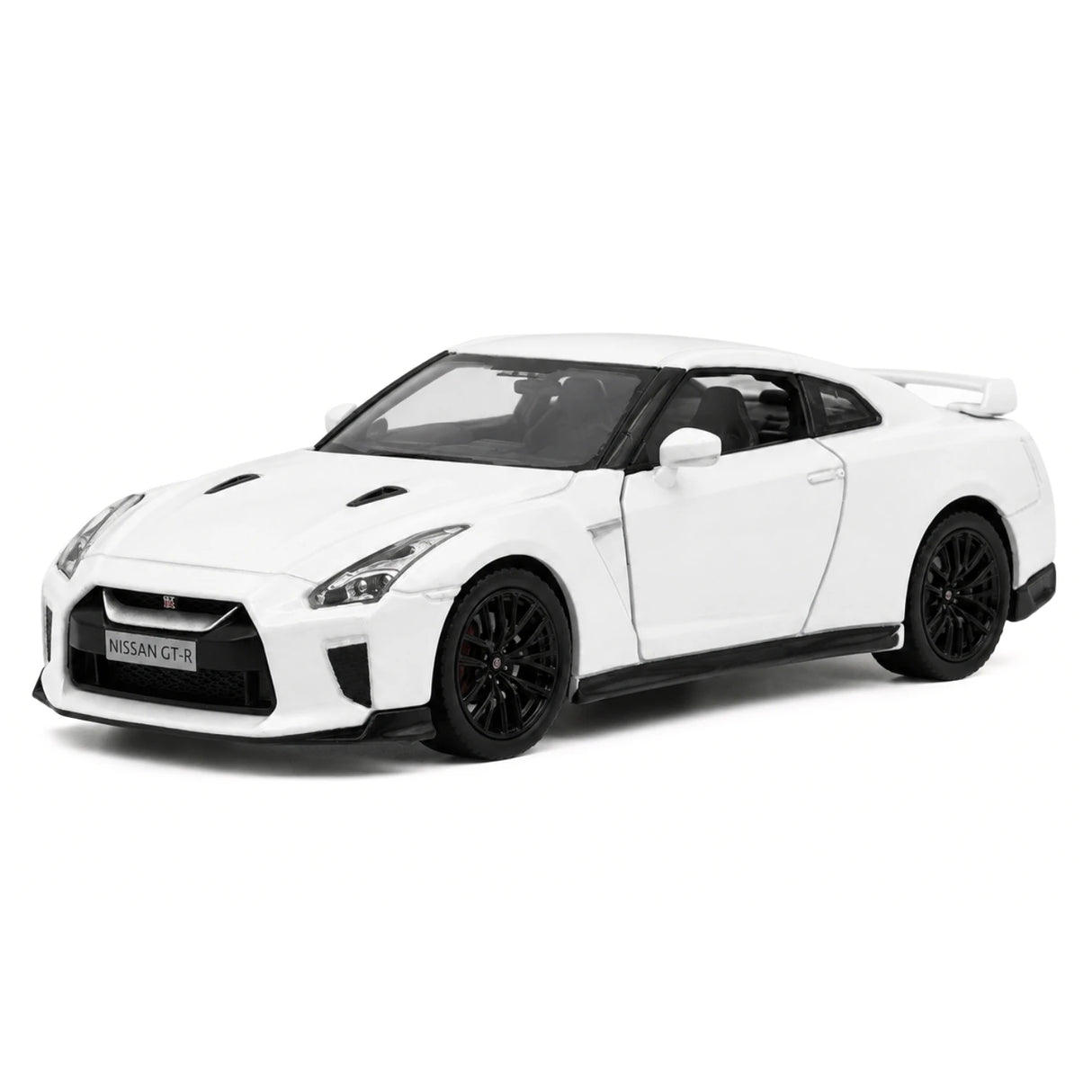 Nissan 2007 GT-R R35 أبيض 1:36 – نموذج عرض معدني مصبوب