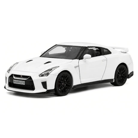 Nissan 2007 GT-R R35 وايت 1:36 – نموذج عرض مصبوب، مصبوب،