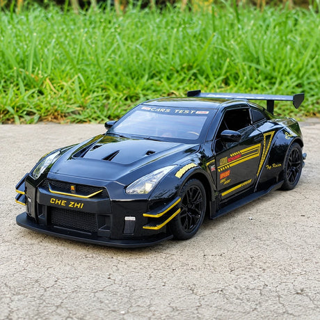 Nissan 2017 GT-R R35 zwart 1:24 – diecast displaymodel