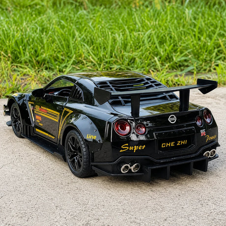 Nissan 2017 GT-R R35 zwart 1:24 – diecast displaymodel