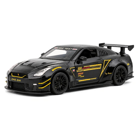Nissan 2017 GT-R R35 zwart 1:24 – diecast displaymodel