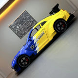 Nissan 2017 GT-R R35 blauw 1:24 – diecast displaymodel