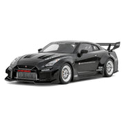 Nissan 2017 GT-R R35 LB Performance svart 1:32 – modellbil i gjuten metall för visning